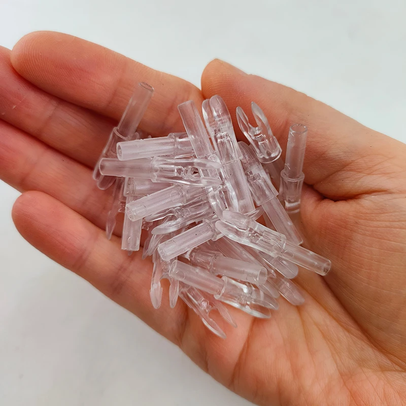 50pcs Plastic Arrow Nocks Internal  For ID4.2mm DIY Plastic Tails Carbon Arrow Shaft Archery Accessory