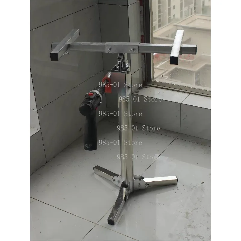 2.1M Stainless Steel Lift Support Bracket, Manual & Electric Dual-Use Wall Cabinet Lifter, 100KG Capacity