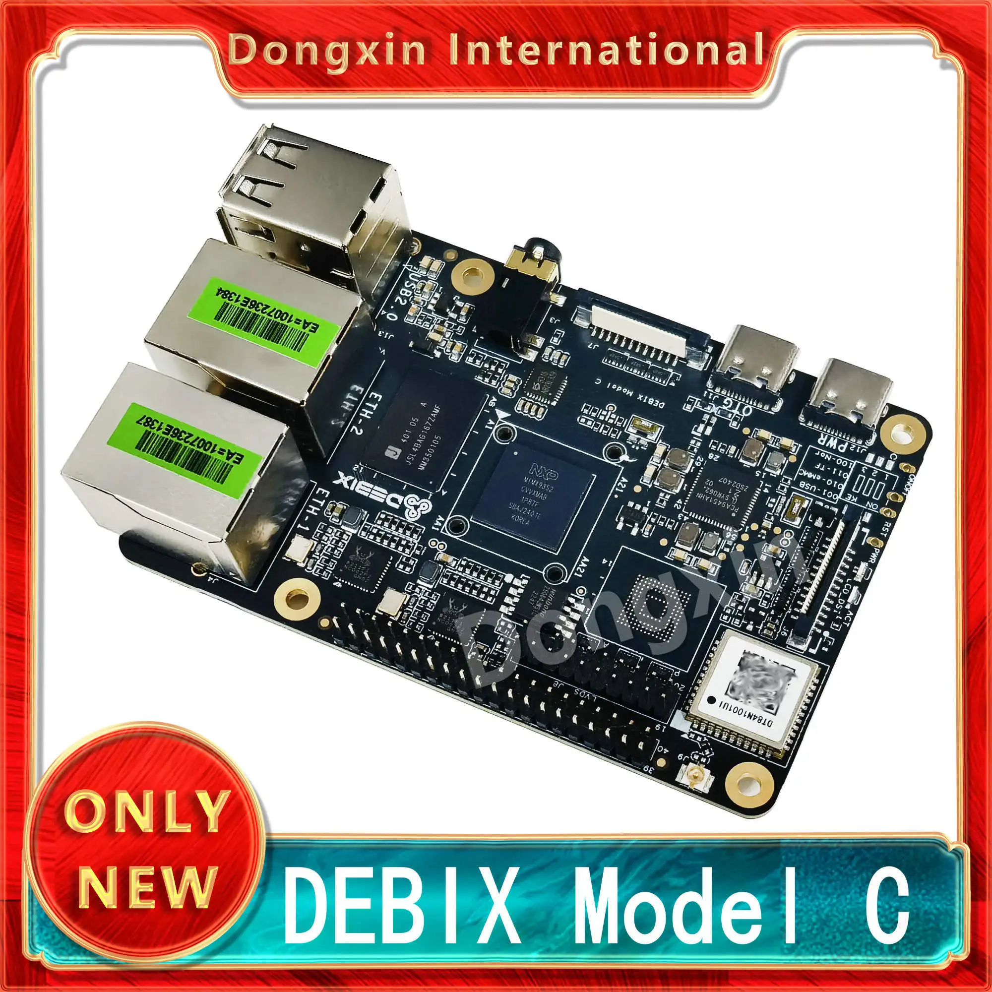 NXP Semiconductors DEBIX Model C MX9352 Development Board kit DDR4 on-board industrial mini PC veneer