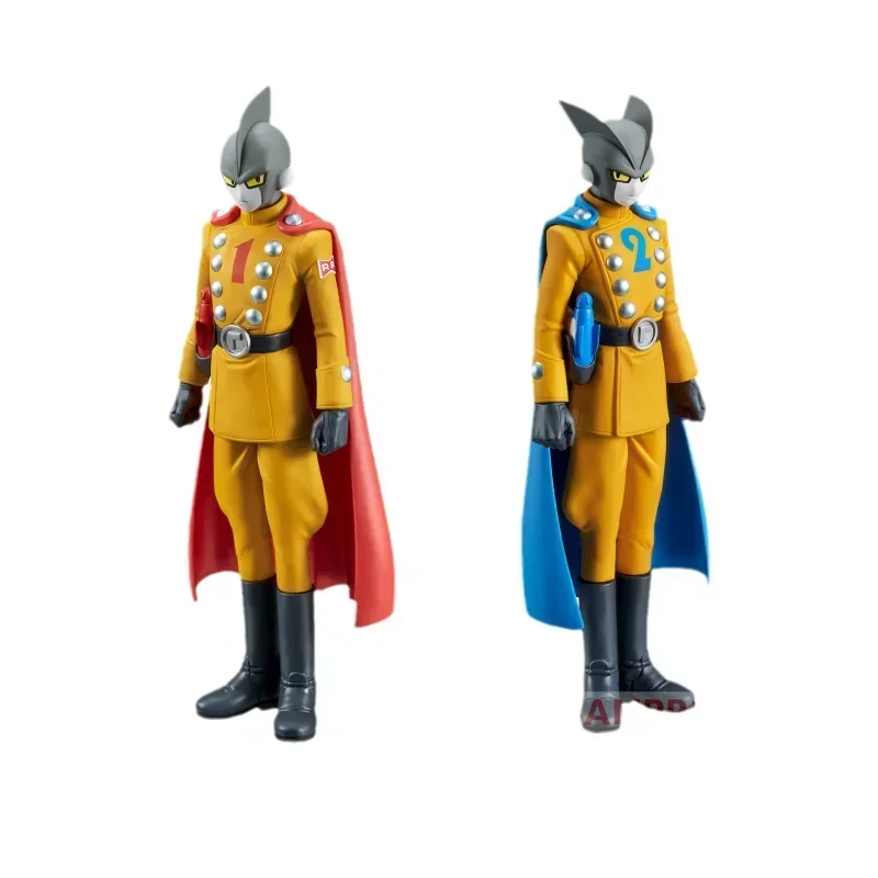 Bandai Original Dragon Ball SUPER HERO figura de Anime Gamma 1 y 2 figuras de acción de juguete para niños regalo adornos de modelos coleccionables