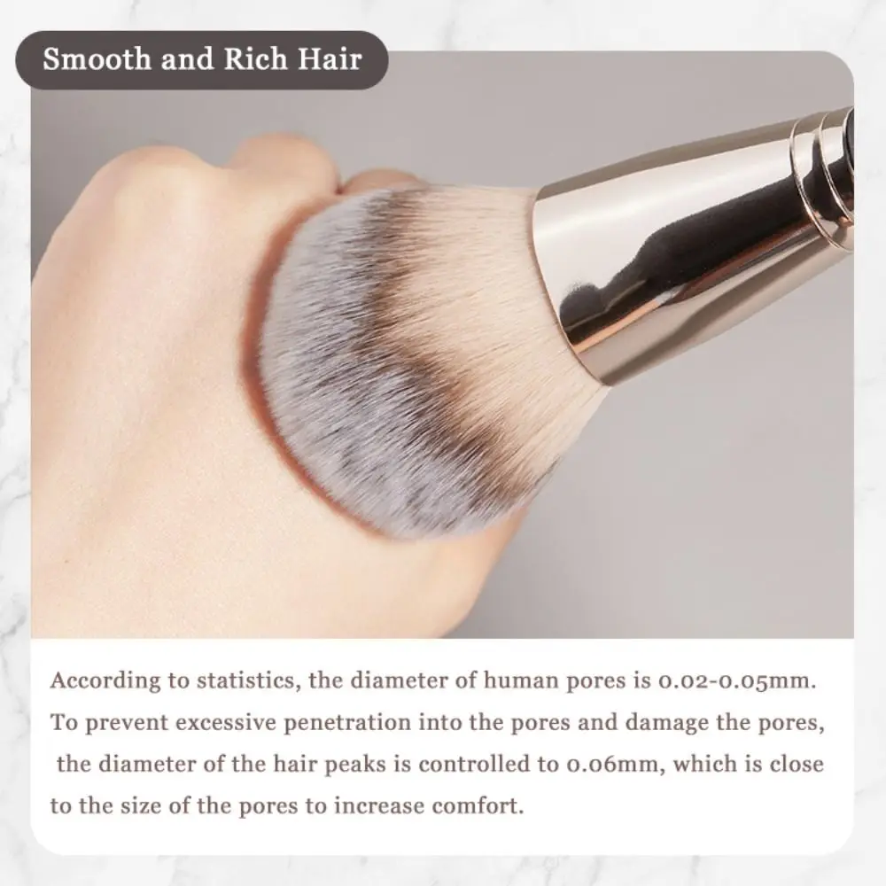 Professional Large Complexion Brush Ultra Dense Smooth Foundation Powder Brush Super Soft Concealer Brush For Beginner