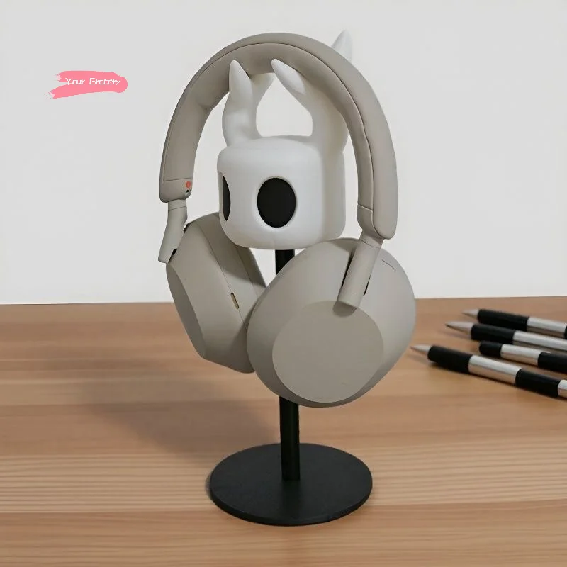 Y-1PC Anime Hollow Knight Silksong Game Figure Style Headphone Stand Controller Holder Desktop Ornament