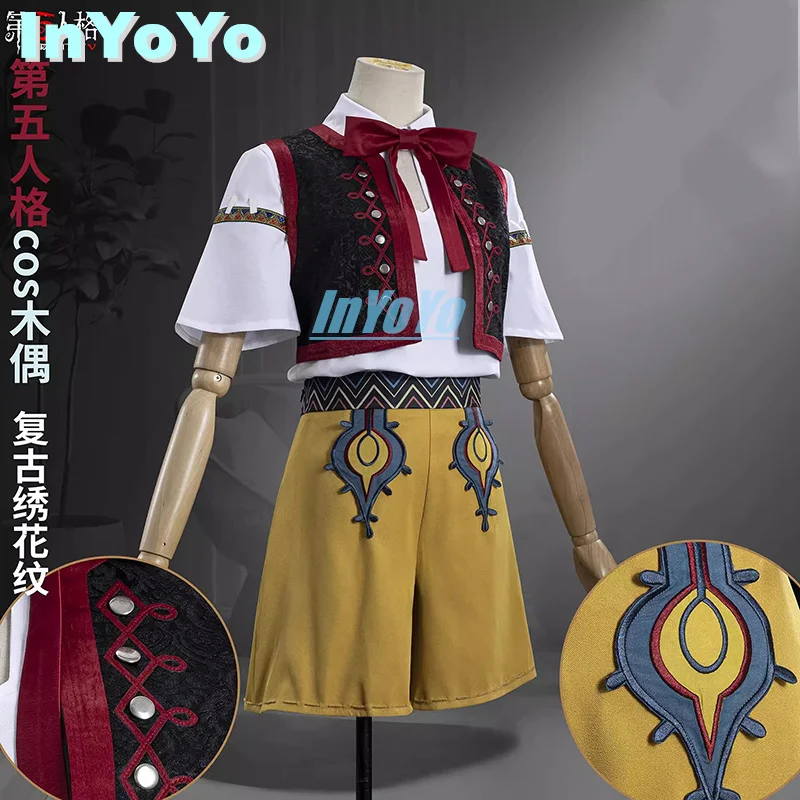 

InYoYo Matthias Czernin Puppeteer Identity V Cosplay Costume New Survivor Handsome Uniform Game Suit Halloween Party Outfit Men