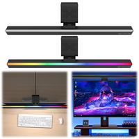 RGB Monitor Light Bar 5 Color Temperature Gaming Office Desk Lamp USB Powered Computer Screen Hanging Lights for Office/Home