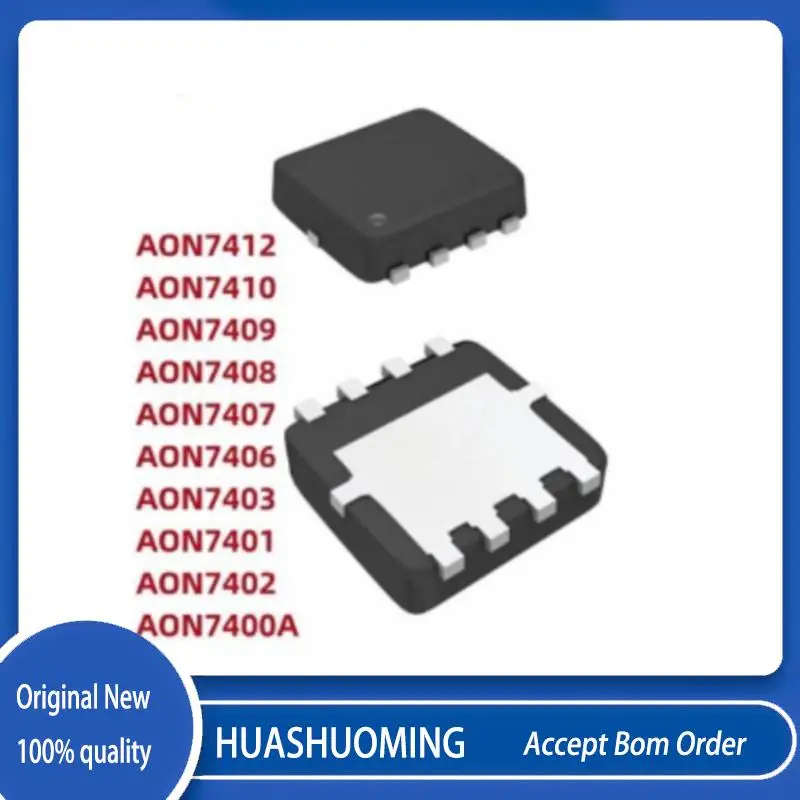 20 sztuk/LoT nowy AON7401 AON7402 AON7403 AON7406 AON7407 AON7408 AON7409 AON7410 AON7412 AON7400A QFN-8
