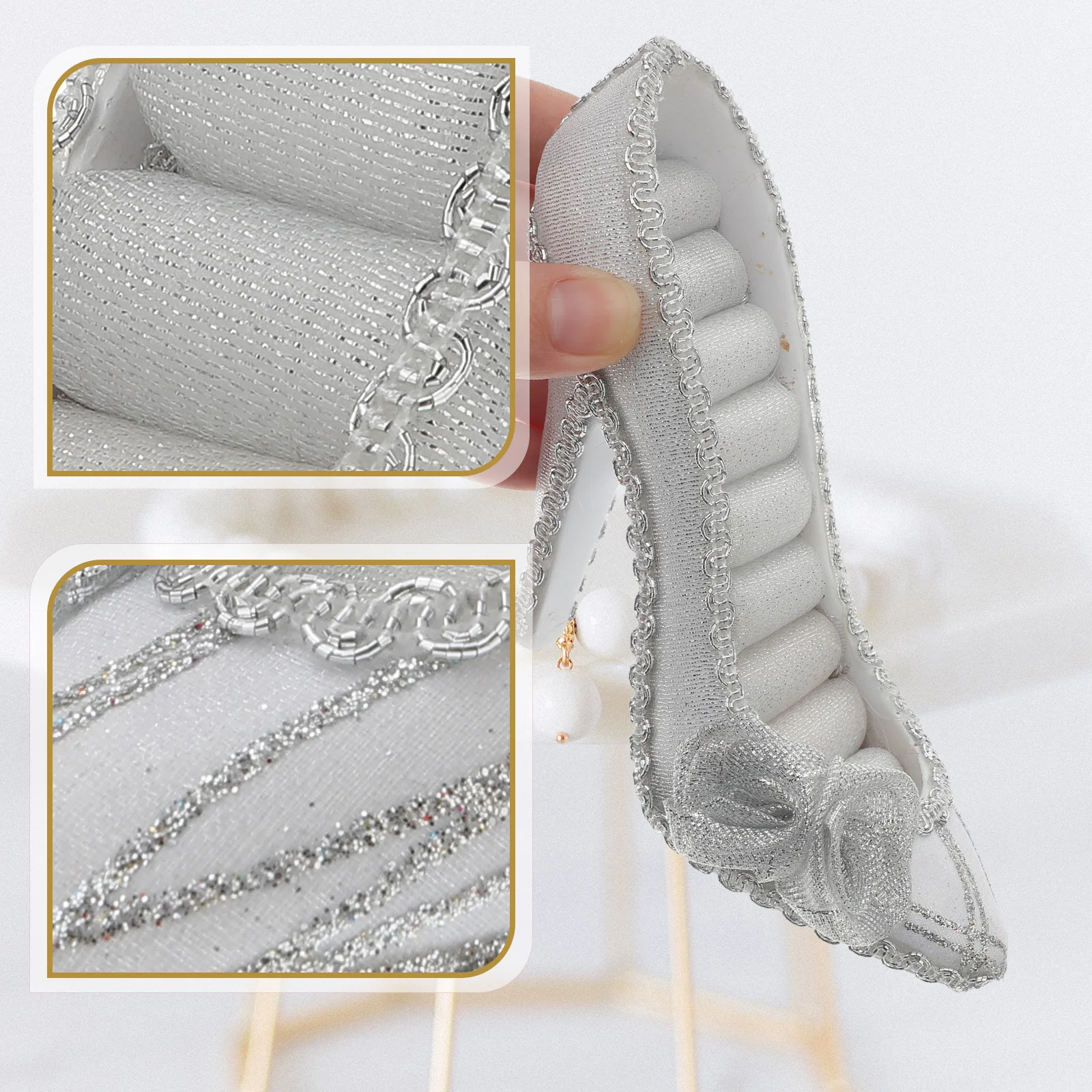 

High Heels Earrings Rack Jewelry Displays Stand Holder Hanger Shoe Hangers Holders