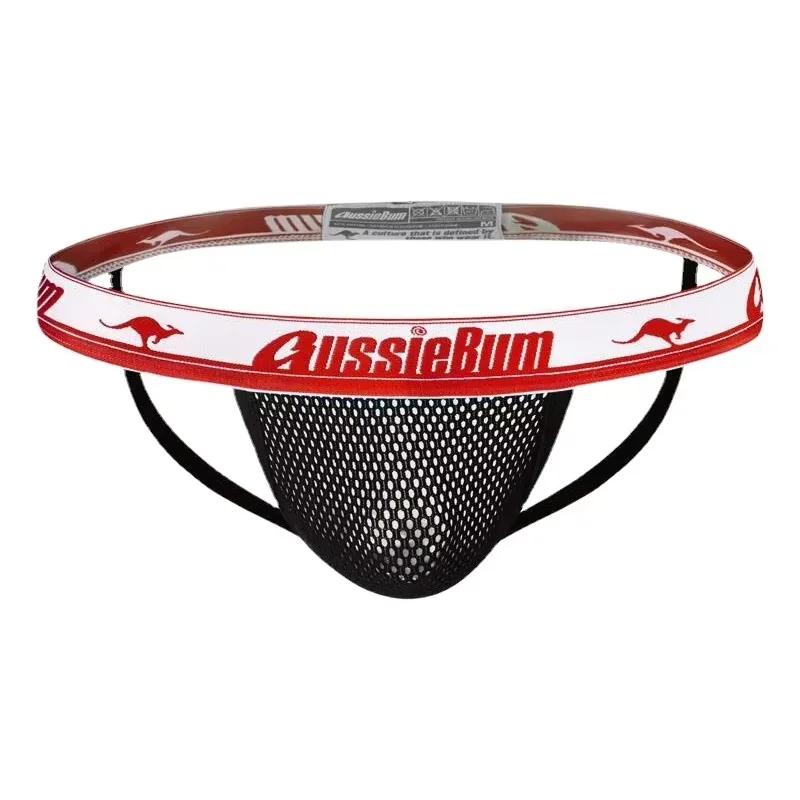 

Оптовая продажа мужского нижнего белья с большими сетчатыми воздухопроницаемыми треугольными брюками и двойным Ding пикантное треугольное нижнее белье