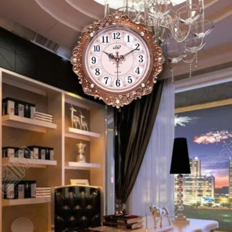 Nordic Living Room Wall Clocks Decoration Retro Quartz Modern Wall Clocks Silent Minimalist Design Home Decor Reloj Pared FYWC