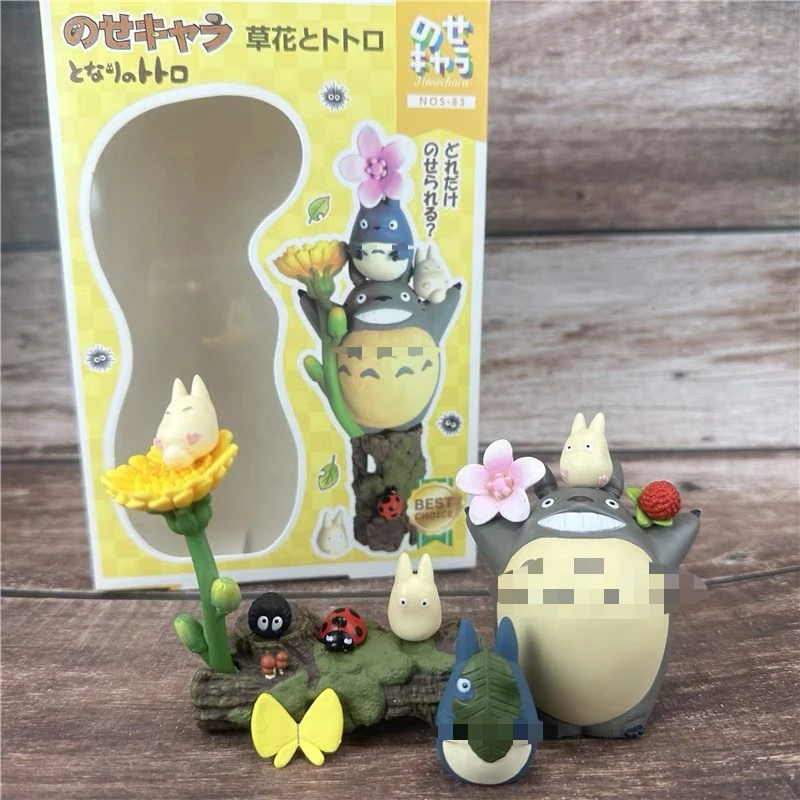 2024 new Anime Figure Mini Statue Cute Toys Room Ornaments Kawaii Pvc Figures Assembled Toy Gifts For Kids image 2