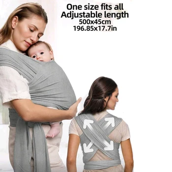 4217-991f09.jpg Baby Carrier Wrap – Multifunctional Front Carrying & Breastfeeding Sling