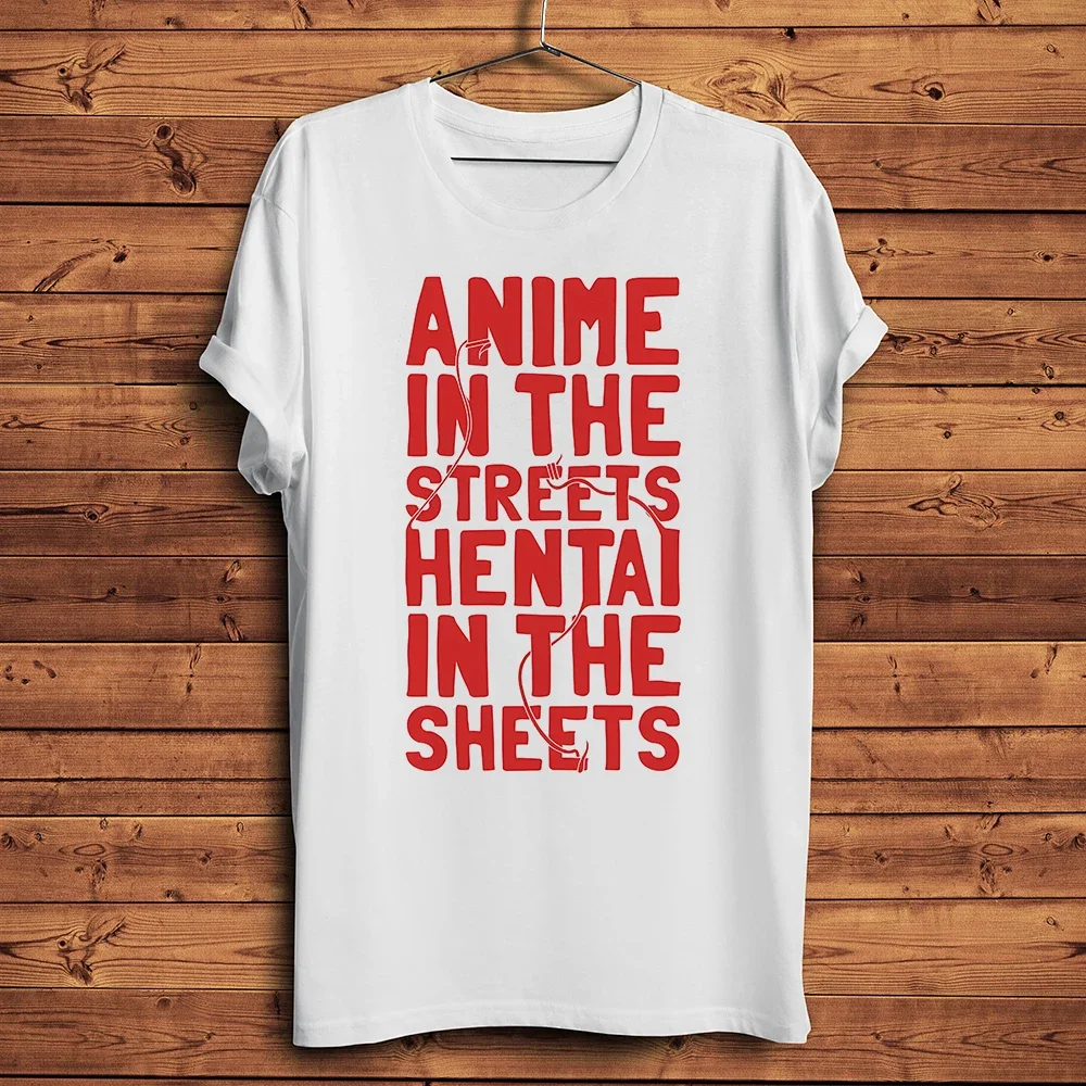 Elements Periodic Table,Letter HENTAI,Barcode Print Funny T-shirt,Unisex Geek Casual Tshirt,Otaku Manga Tee,breathable Print