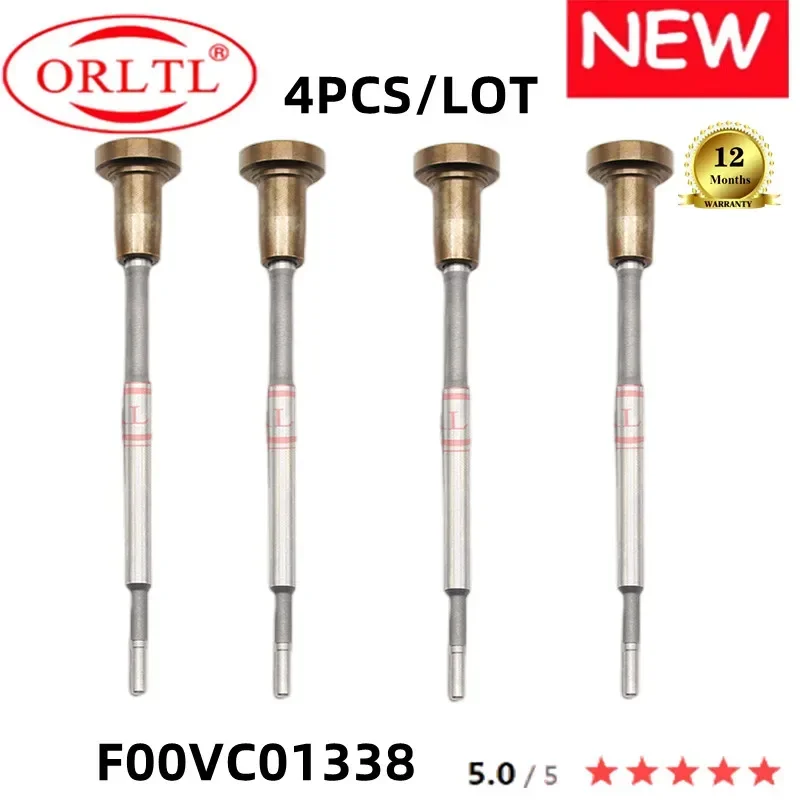 

4PCS F00VC01338 New Common Rail Injector Valve Assembly For 0445110247 0445110248 0445110273