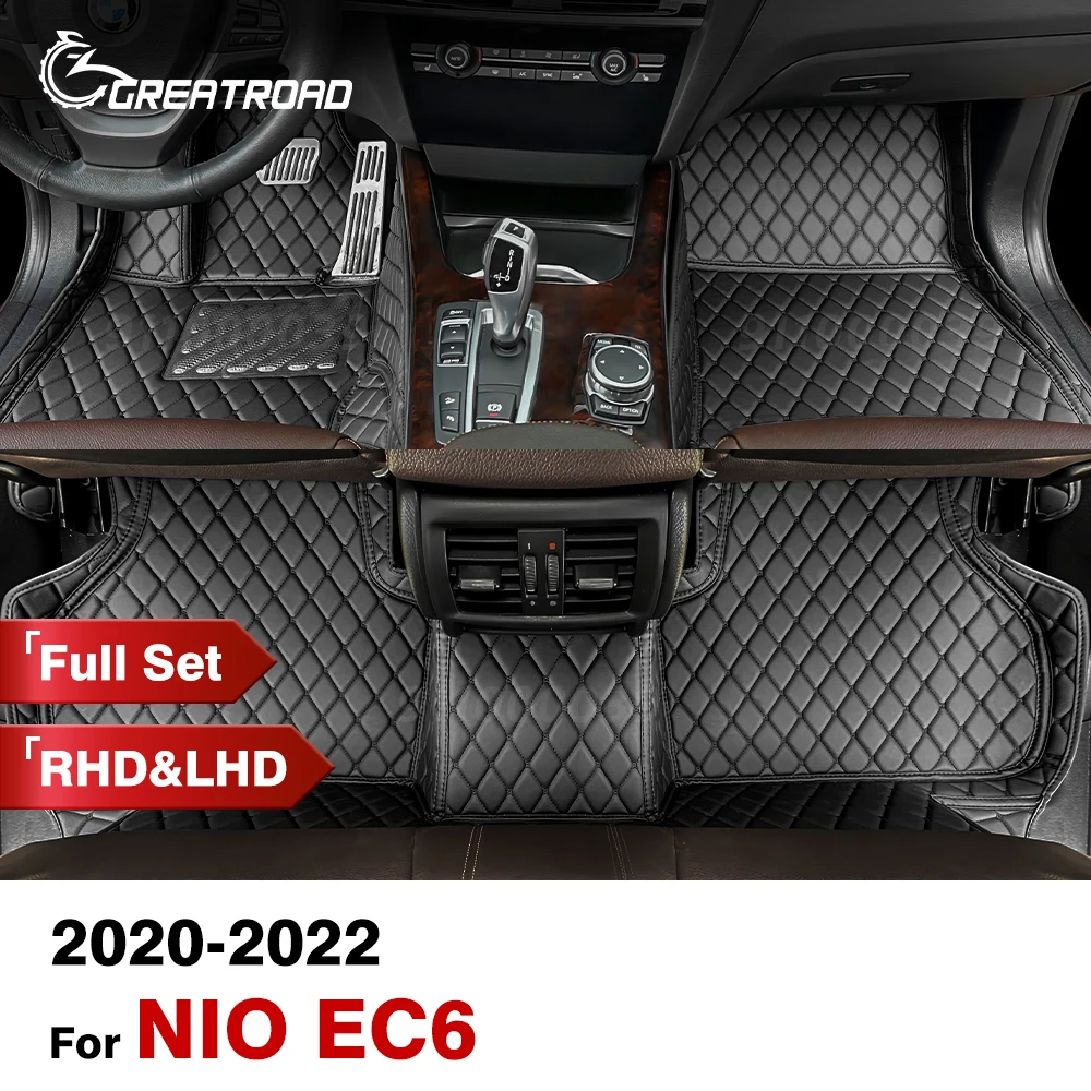 

Car Floor Mats For NIO EC6 2020-2022 Custom Auto Foot Pads Automobile Carpet Cover Interior Accessories