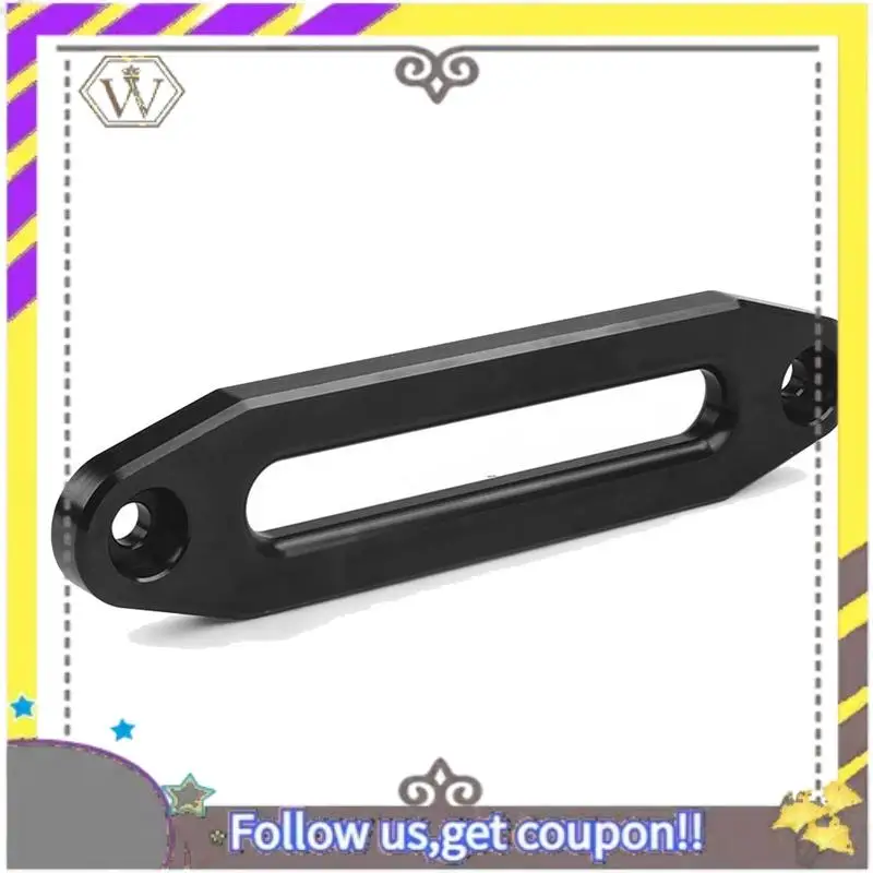 

ABXV-1 Pcs 10 Inch 254MM Aluminum Hawse Fairlead 8000-15000 Lbs Synthetic Mount -Winch Rope For SUV ATV UTV
