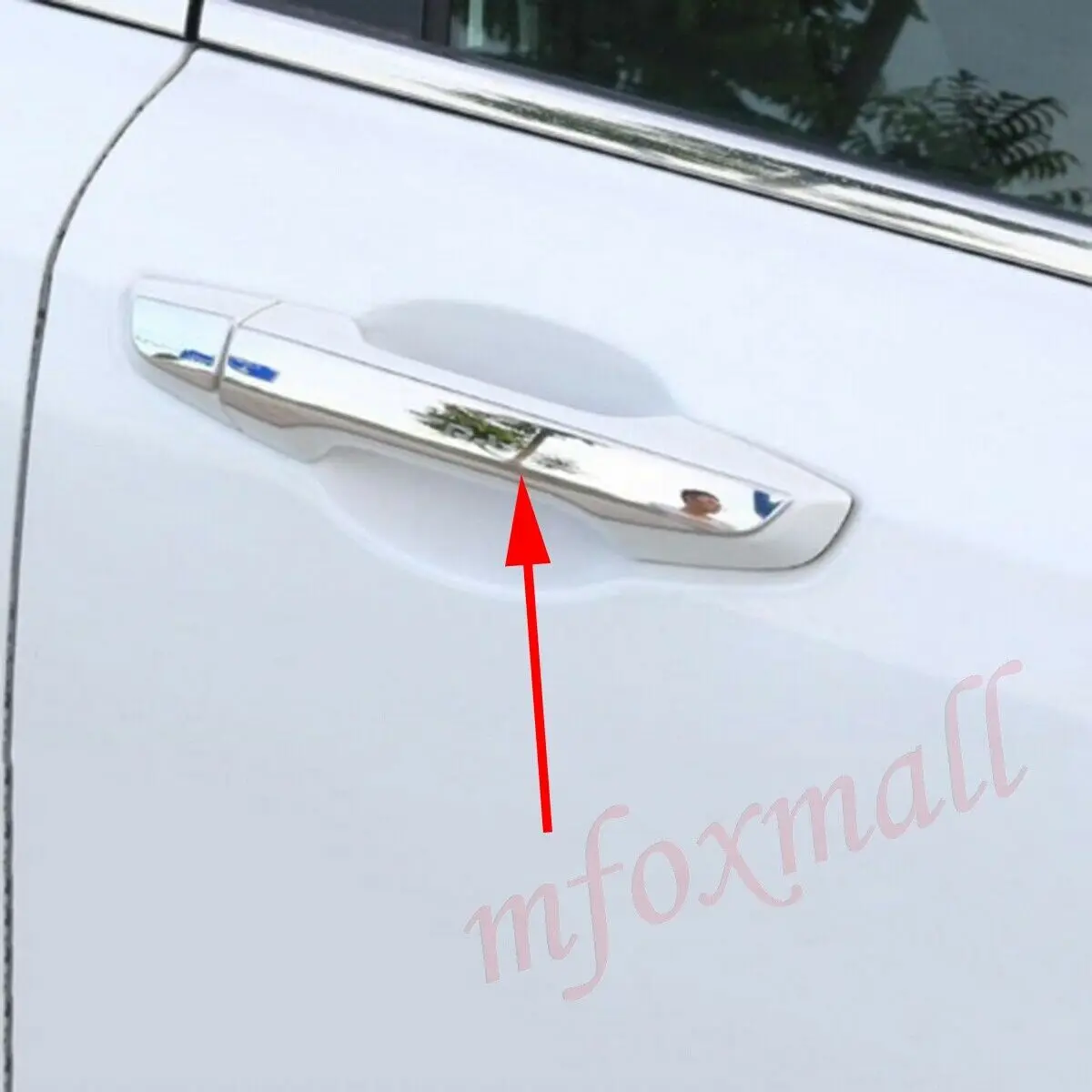 Chrome Door Handle Protector Cover Trim Molding For Honda CR-V CRV 5th 2017 2018 2019 2020 2021 Accessories 4PCS