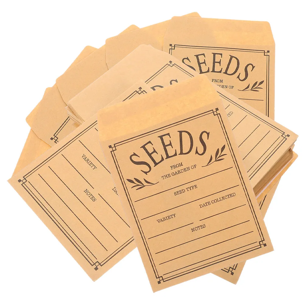 100 Pcs Envelopes Bag Key Cash for Money Decorative Packet Little Letter Size Coin Small