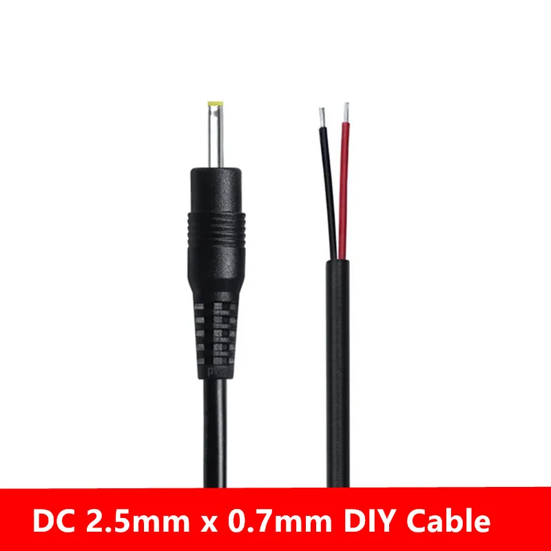30cm 100cm 2.5*0.7mm DC Wiring Cable LED LCD Monitor Charger Extension Power Cable LED Strip DC Data Line 2.5 x 0.7mm DIY Cord