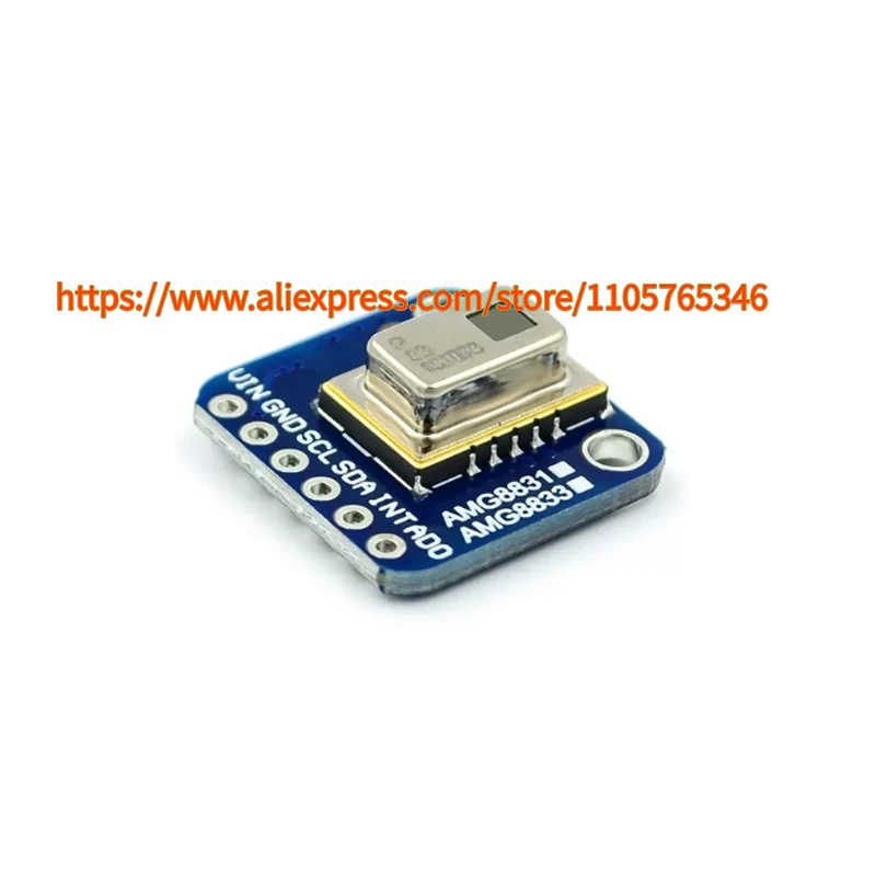 1pcs AMG8833 8x8 Thermal Camera Sensor IR Infrared Temperature Thermal Imager Array Camera Imaging Sensors for Arduino Raspberry