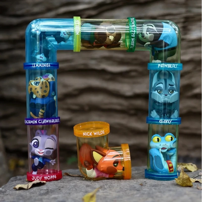 

ZOOTOPIA Nick Judy Flash COSBI Мини Слепая Коробка Подключаемая Watertube Игрушка Q-Версия Аниме Фигурка Модель Веселый Орнамент Mystery Box