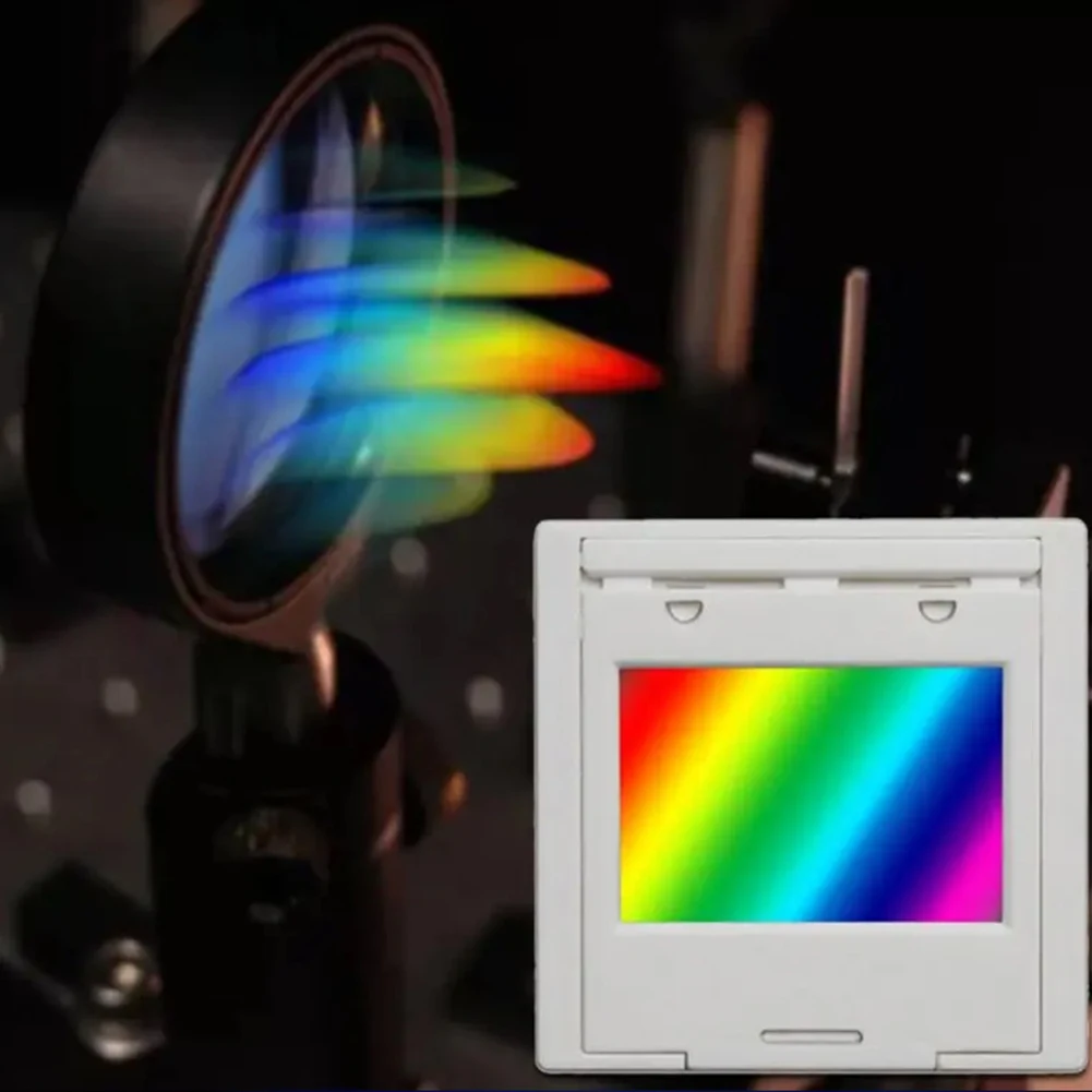 Ultra- Precision Transmission Diffraction Grating With Frame 50/100/300/600 Line 50x50mm Fitting For Spectrograph 4 Sizes