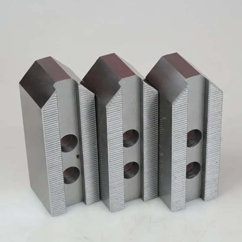 New Hydraulic Oil Pressure Chuck Soft Claw 5 6 8 10 Inch 60/90/120 Degree High Quality Standard 3 Jaws for Mechanical CNC Lathe