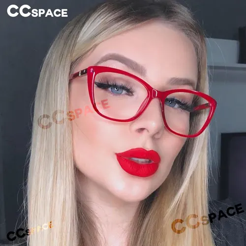 47312 Monturas de gafas Anti Azul Plástico Titanio Hombres Mujeres Gafas de computadora de moda óptica