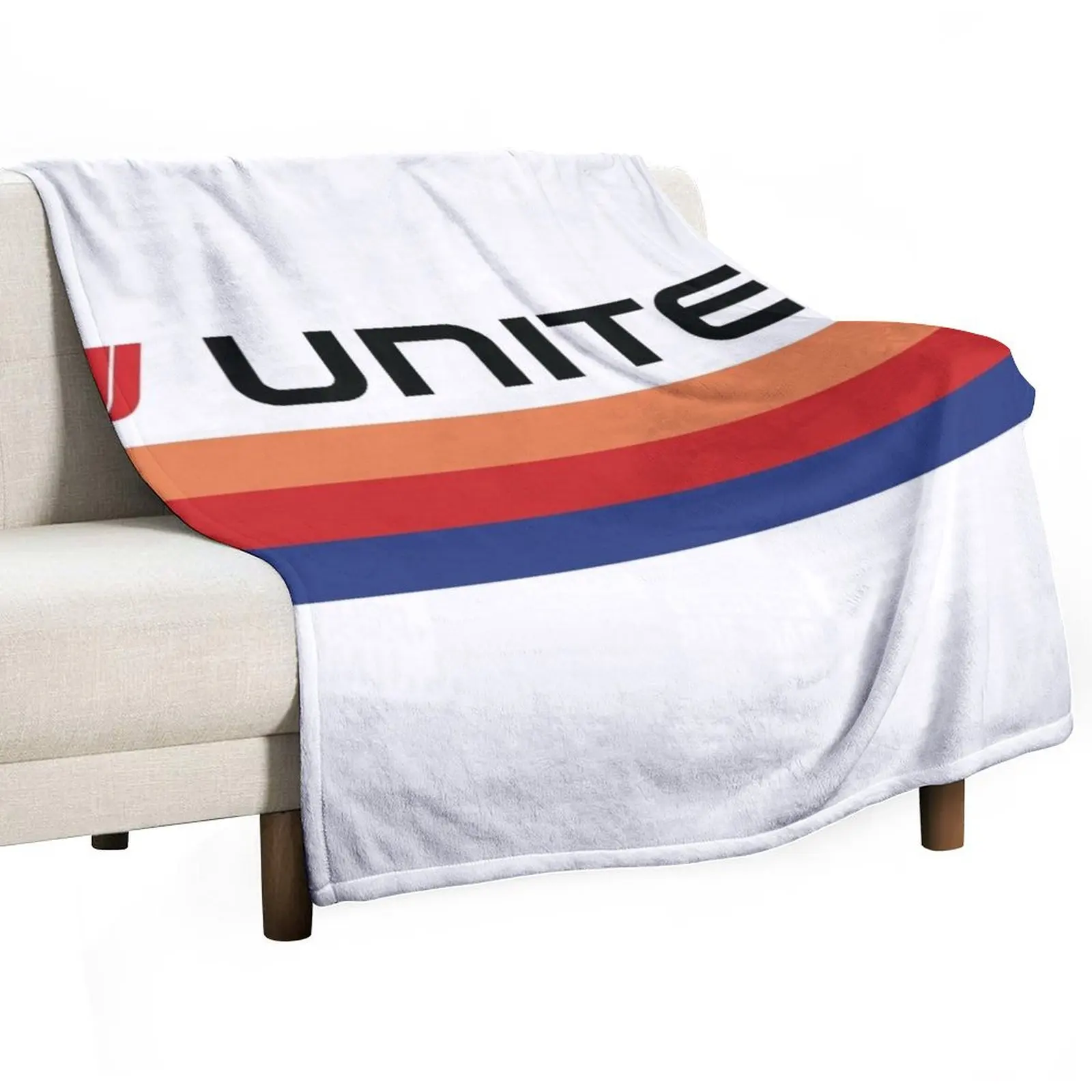 

United Airlines Saul Bass Livery Throw Blanket Bed linens Blankets Sofas Of Decoration Quilt Stuffeds Blankets