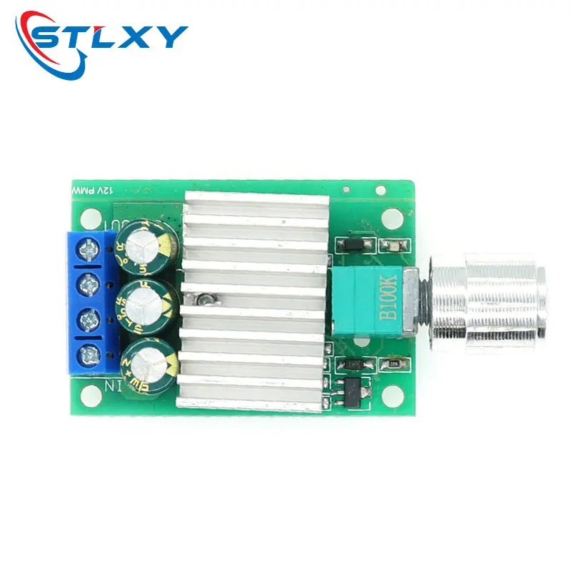 5 Pcs 10A PWM DC Motor Speed Controller 12‑30V Wide Voltage 12V 24V Fan LED Dimmer Switch