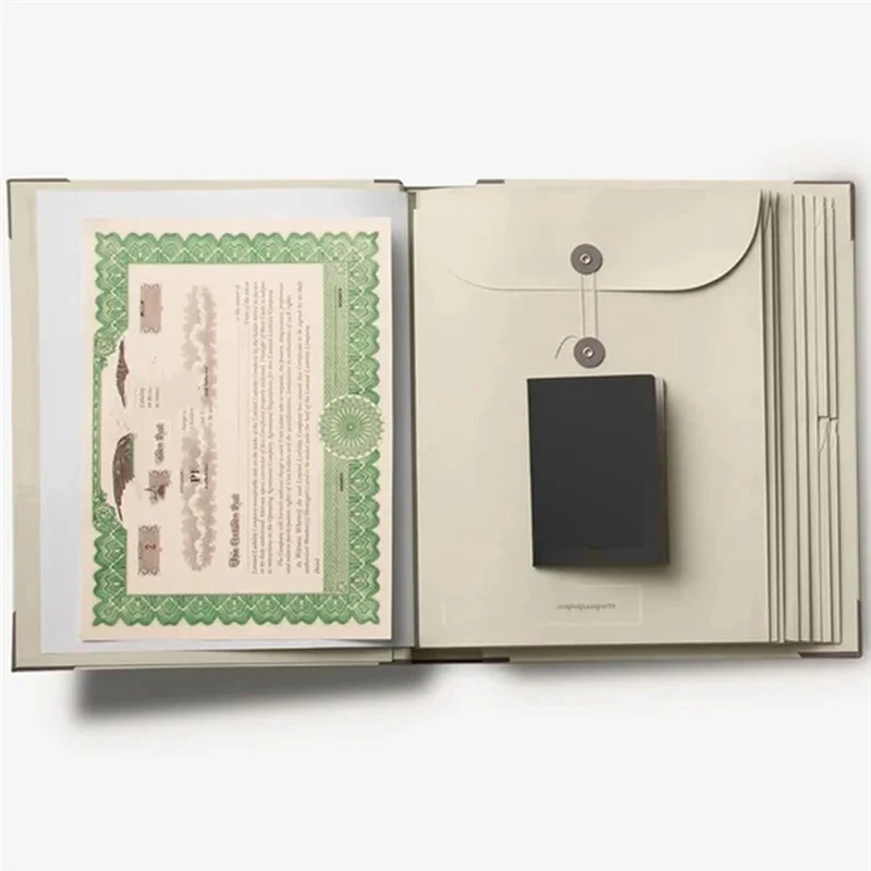 Папки для файлов ABDE с этикетками, милый бумажный органайзер с сумкой на молнии, портативный органайзер для документов для домашнего офиса