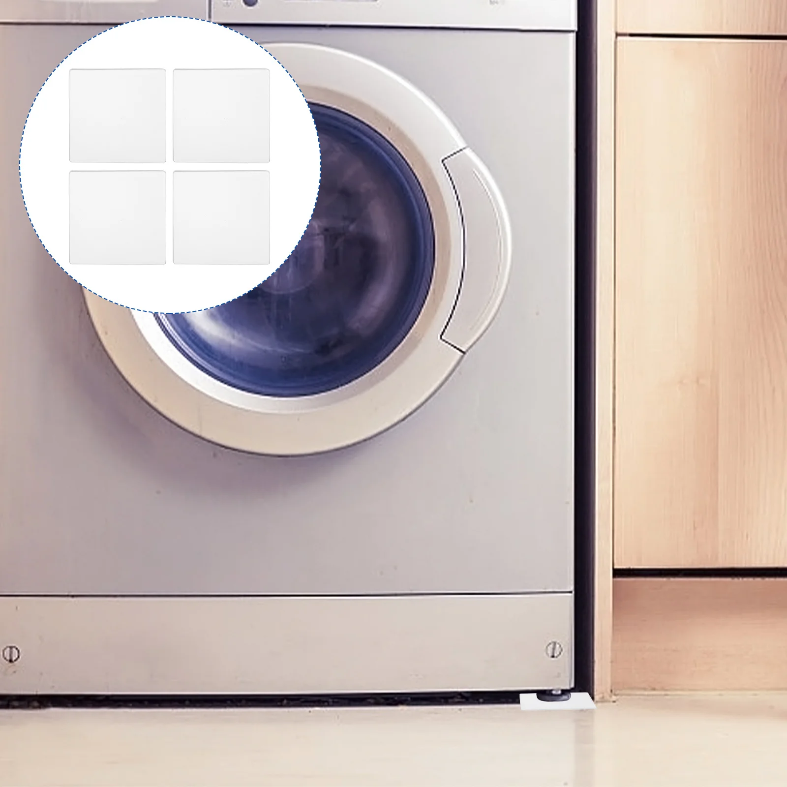 

4pcs Shockproof Pad Anti-Slip Mat For Washer Washing Machine Foot Pads Furniture Leg Protector Household Fixing Mat Durable