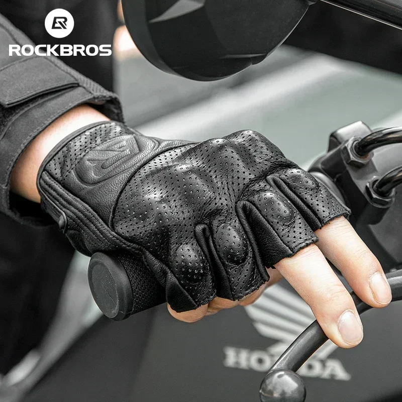 ROCKBROS Bicycle Men Women Gel Protector Tactical Motorcycle Gloves Sport Short Bike Gloves Breathable Half Finger Gloves