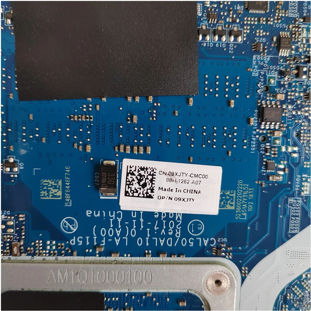 Imagem -04 - Placa-mãe La-f115p para Dell Inspiron 5570 5770 Cpu i3 i5 i7 Cn0g9kr8 G9kr8 9j1xm 09j1xm 100 Teste