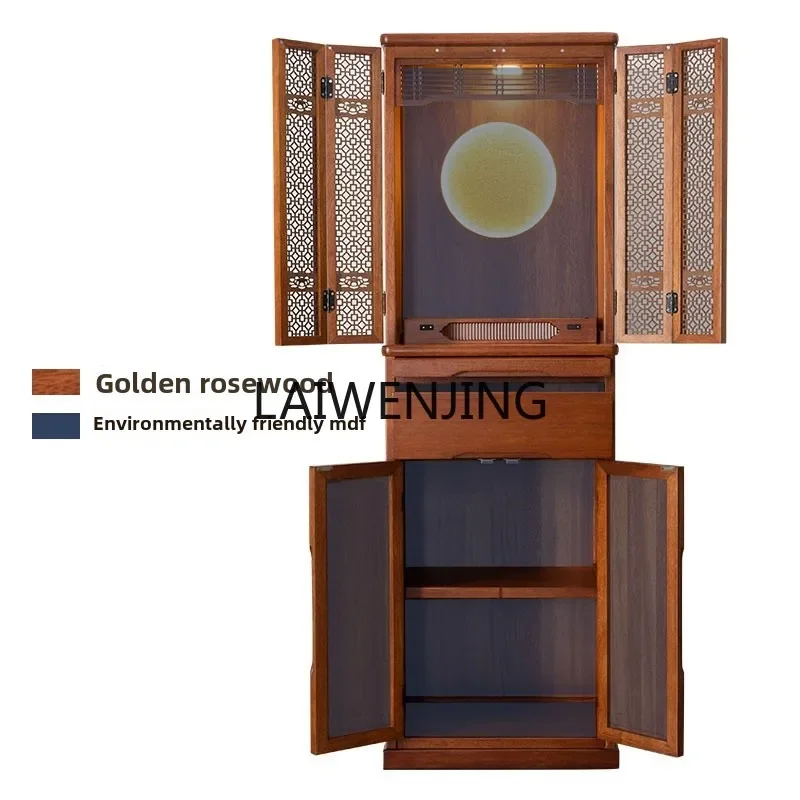 

MJY solid wood Buddhist shrine household new Chinese modern light luxury small simple shrine Buddhist cabinet