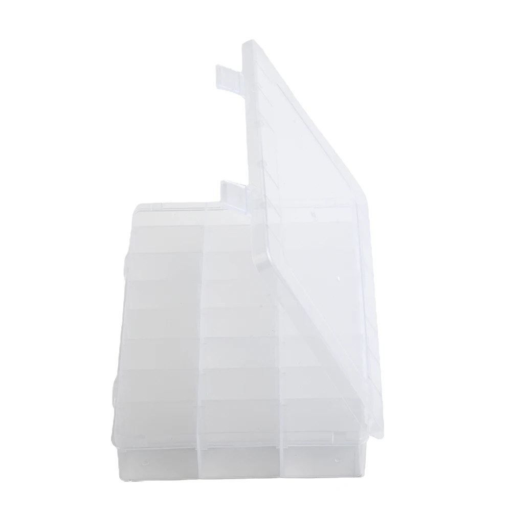 Organizer Container Transparent Lid Dustproof Home Electronic Parts Metal Parts Sewing Accessories Storage Box