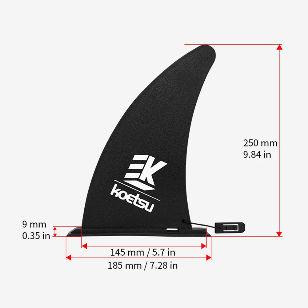 Paddle Board Fin Quick Release Longboard Fin Beschermende surfplank Staartvin Stand Up Board Fin voor Long Board Surfboard