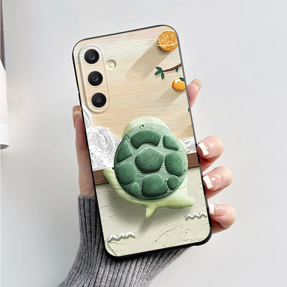 For Samsung A25 5G Case SM-A256B Stylish Painted Soft Silicone Shockproof Cover For Samsung Galaxy A15 A25 A35 A55 5G 2023 Capa