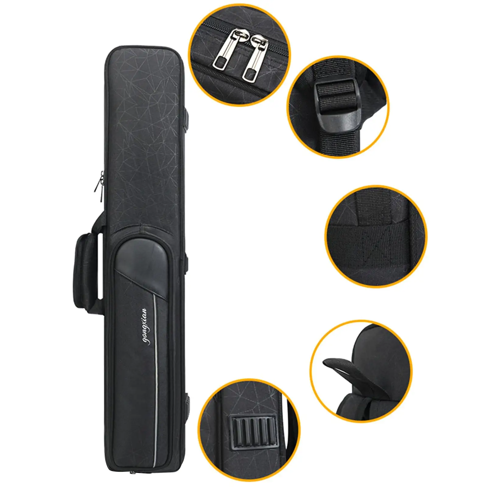 

Oxford Cloth Cue Stick Case Billiard Pool Cue Bag with Zipper for Pool Table Accessories and Tips