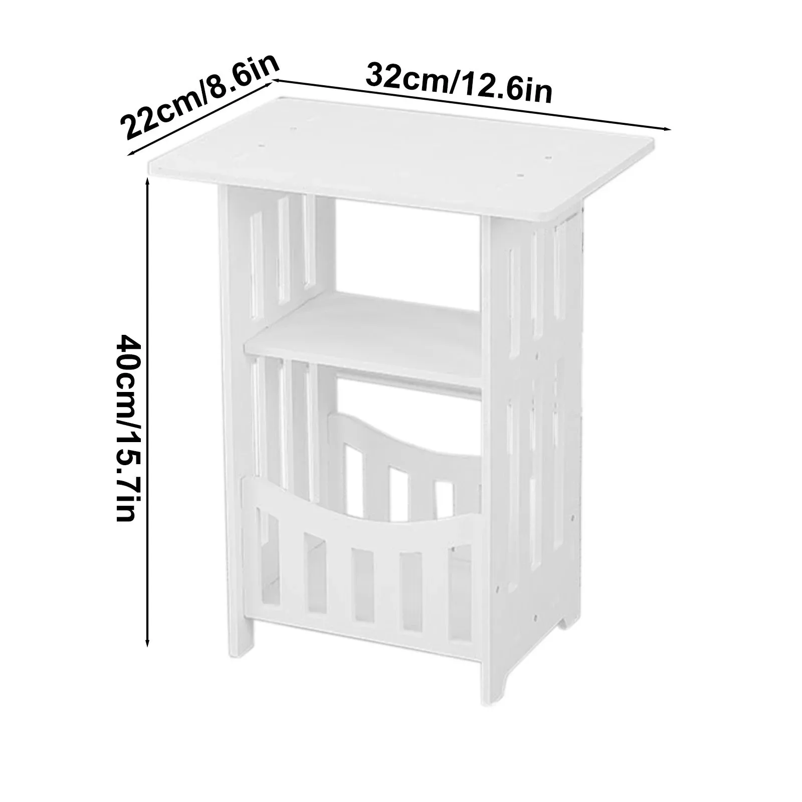 Mini Solid Color Small Square Table With Creative Simplicity Small-Sized Square Bedside Table Family Commonly Used Bedside Table image 6