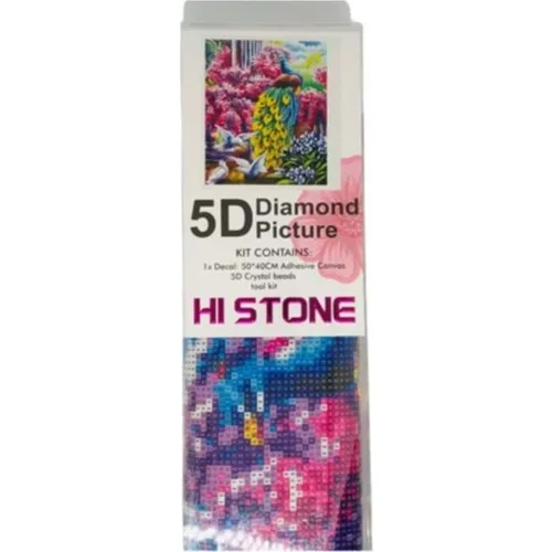 Hobigun Diamond Mosaic Table Diamond Painting Kit Puzzle 50 X40-Peacocks and Doves