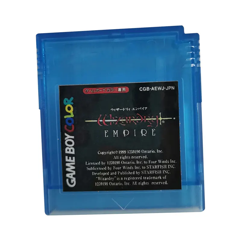Wizardry I-Proving Grounds of the Mad Overlord Video Game Cartridge, Console Card, Idioma Inglês, Versão dos EUA para USA-32 Bit, Console Card