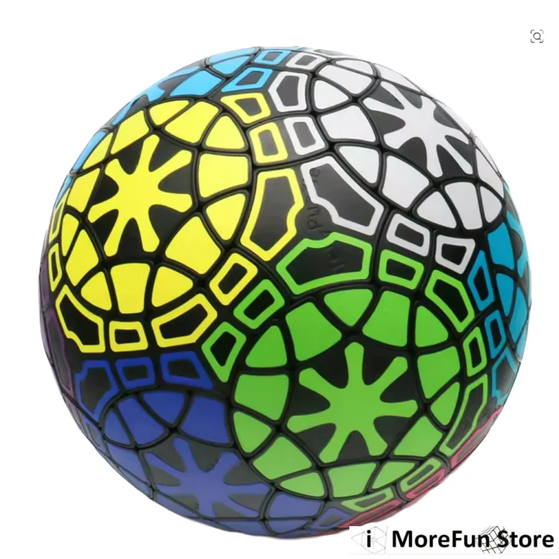 Verypuzzle # 68-Icosahedron 77 kubus vreemde vorm snelheid kubus puzzel speelgoed kinderen cadeau Cubo Magico puzzel