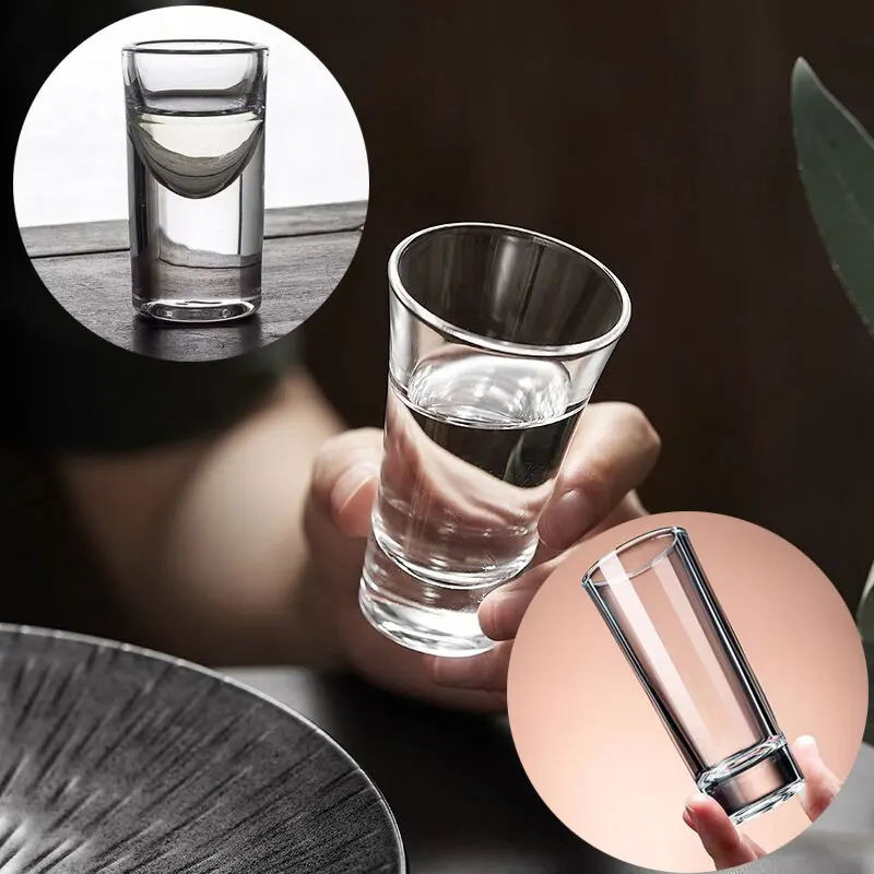 50 ml/15 ml/60 ml Kugelglas, kleines Weinglas, Cocktailglas, Bar, Schnapsgeister, Glas, weißer Geist, Glas, Ein-Schlamm-Glasbecher