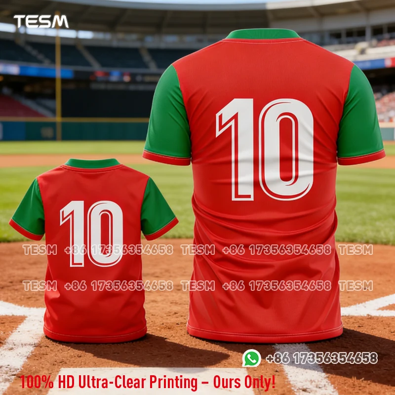 

Дышащая удобная ткань TESM, спортивная футболка унисекс для родителей и детей, тренировочная футболка для команды, свободная повседневная футболка с коротким рукавом и принтом