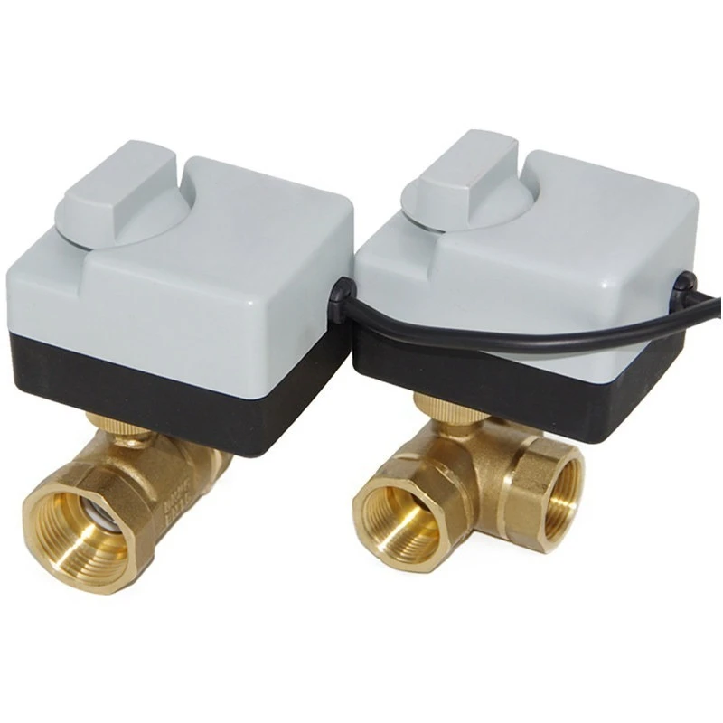 Manual and automatic integrated electric ball , two-way, -way, -wire, two-control AC220V electric internal threaded thread