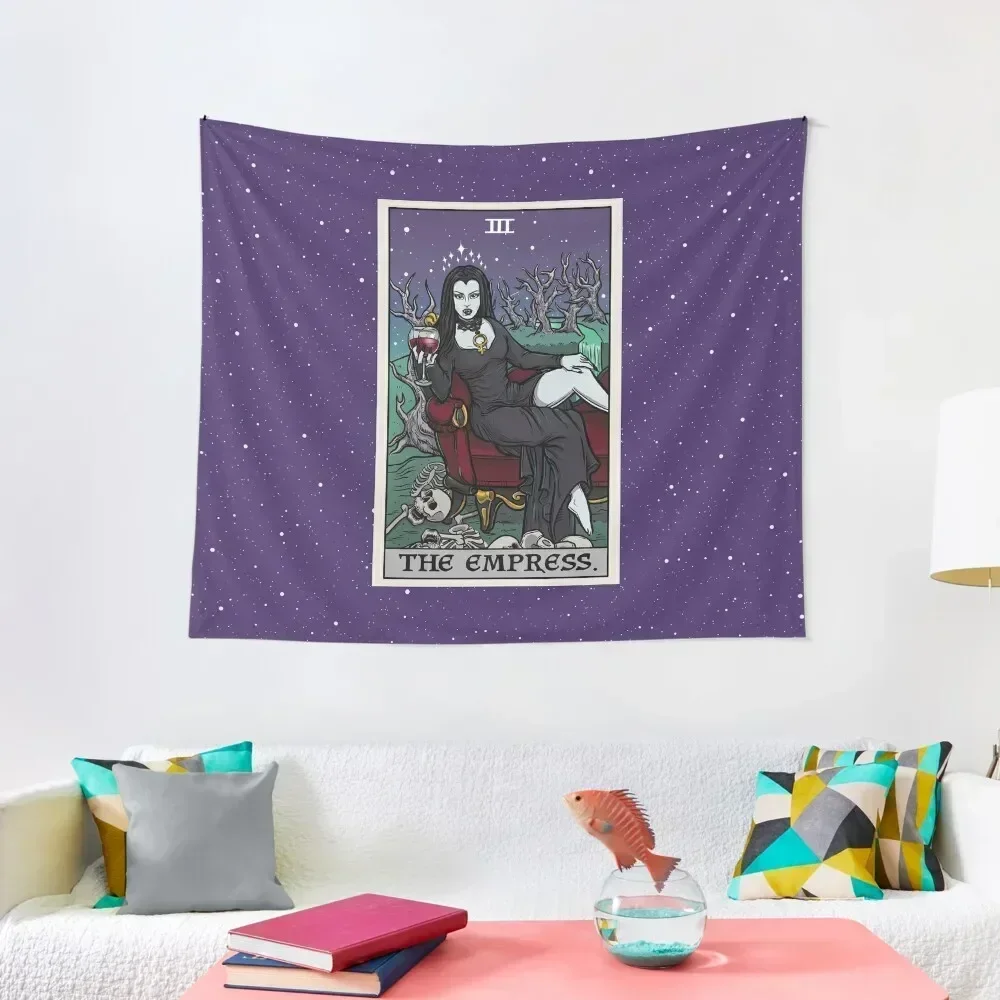 

The Empress Tarot Card Terror Tarot Edition Halloween Vampire Tapestry Wall Deco Bed Room Decoration Tapestry