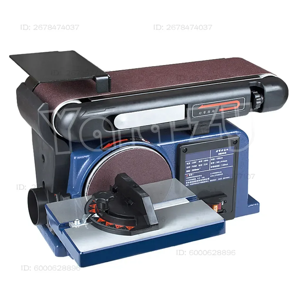 550W Multifunctional Belt Sander Disc Sanding machine woodworking aluminum alloy grinding and polishing machine 2025 NEW