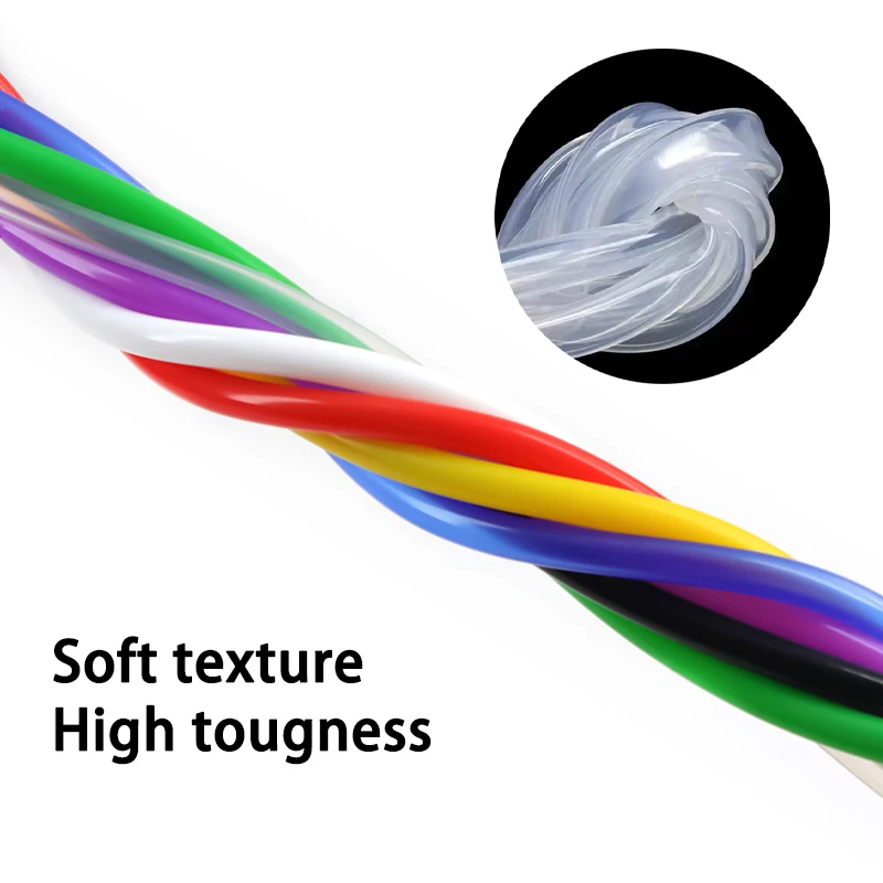 1/5/10m Silicone Tube Food Grade Rubber Hose Flexible Aquarium Air Irrigation Pipes Water Connector Fish Tank Pond Pump Hoses