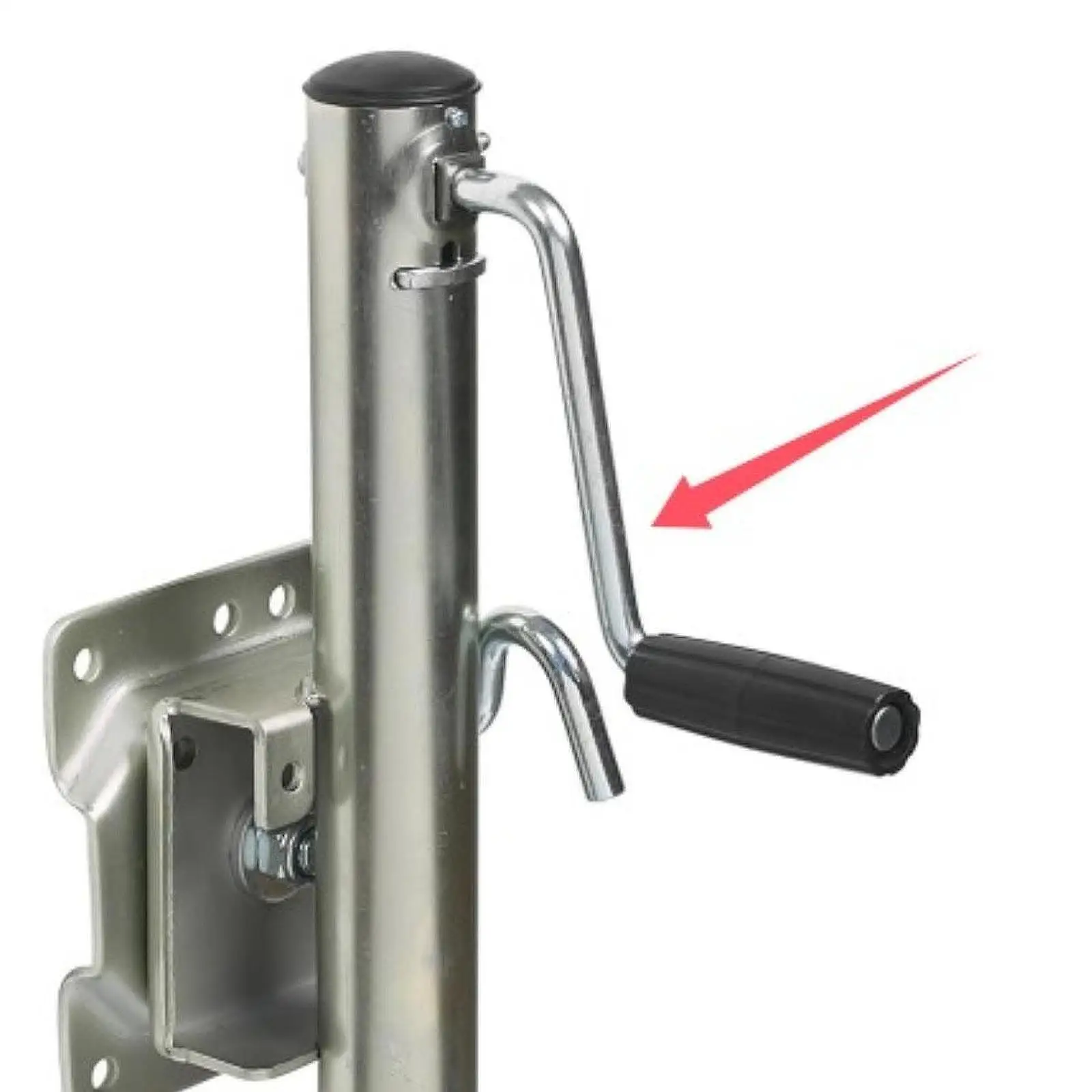 

Trailer Jack Crank Handle Accessories Efficient Replacement Sturdy Practical Durability Professional Easy Installation