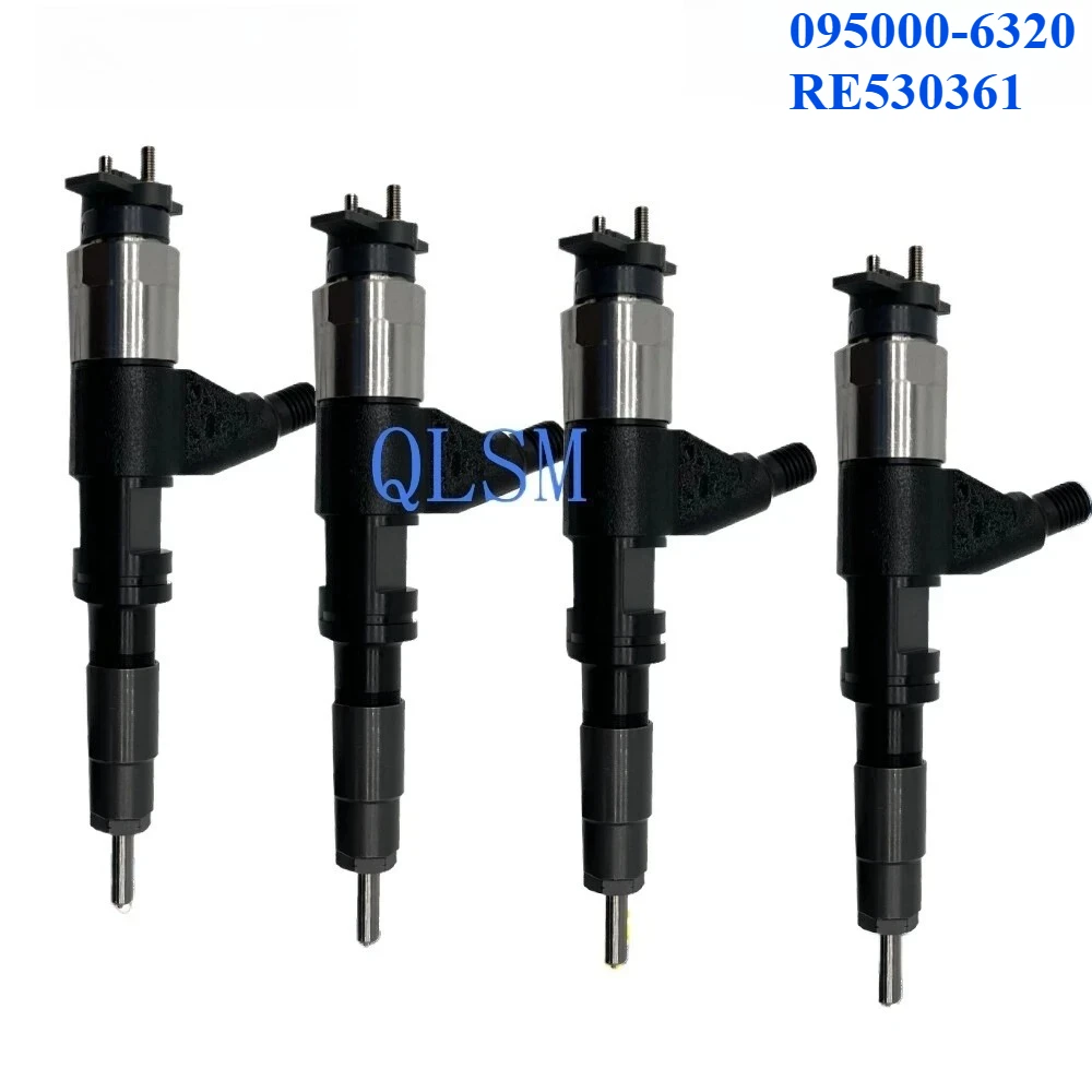 

4-Piece Injector 095000-6320 RE530361 for John Deere HPCR 4.5L and 6.8L-