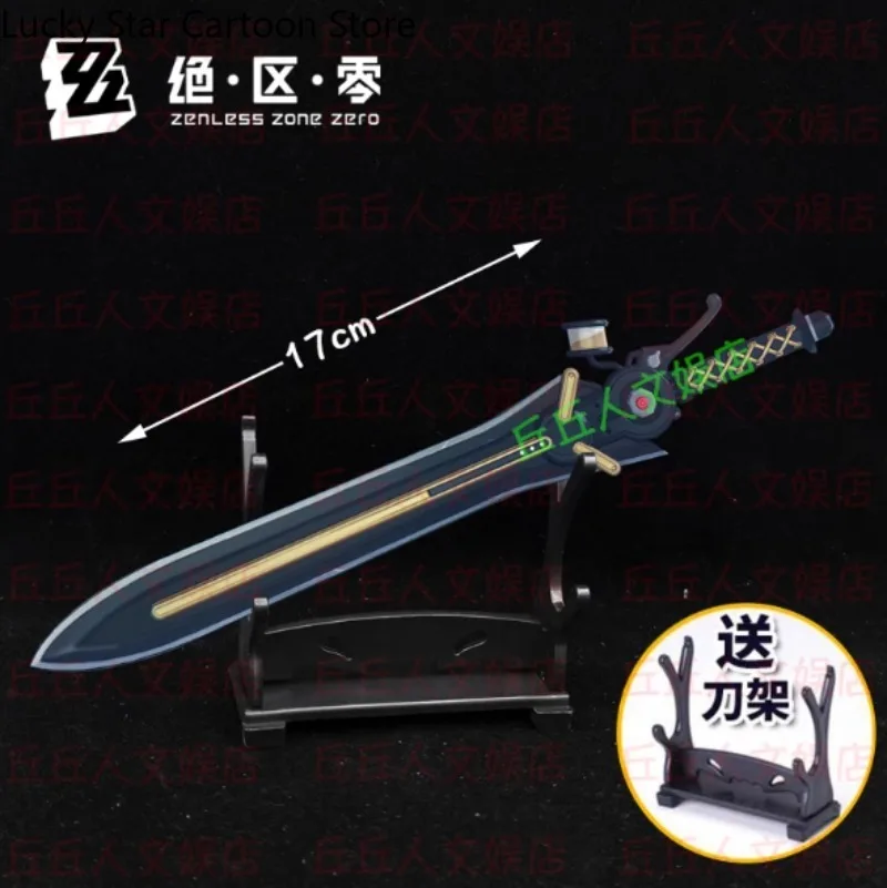 Zenless منطقة صفر لعبة قيصر الملك السيوف المعدنية تأثيري الدعامة نموذج تأثيري الدعائم جمع حلية تزين الذكور هدية هالوين